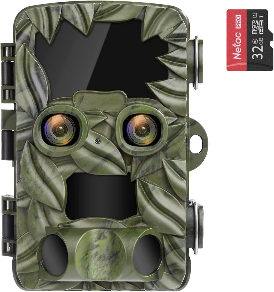 Caméra de chasse G2 Double caméra 4K+ Carte SD OFFERTE